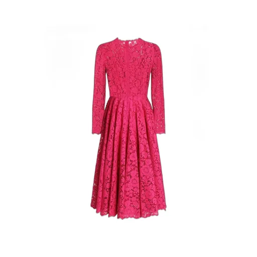 Floral Lace Midi Dress