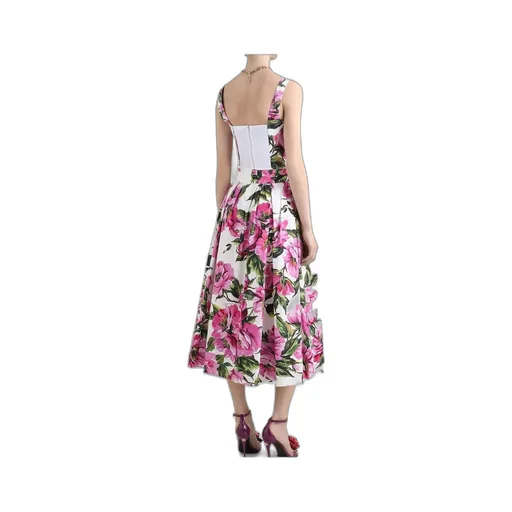 Floral Printed Bustier Top