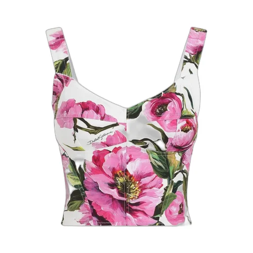 Floral Printed Bustier Top