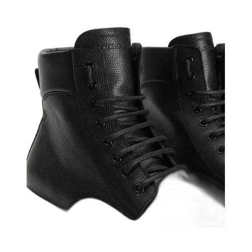 Logo Debossed Ankle Boots