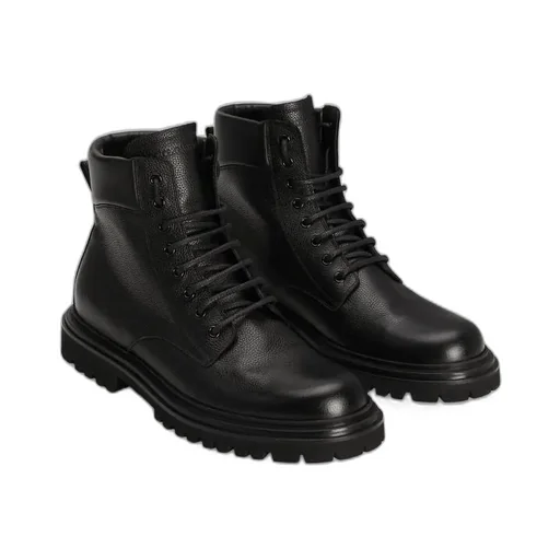 Logo Debossed Ankle Boots