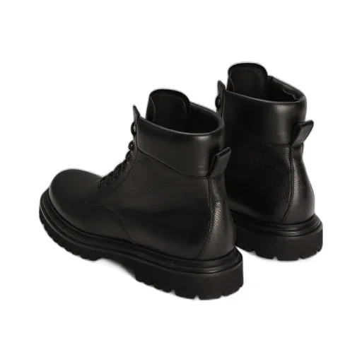 Logo Debossed Ankle Boots
