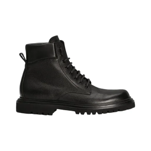 Logo Debossed Ankle Boots