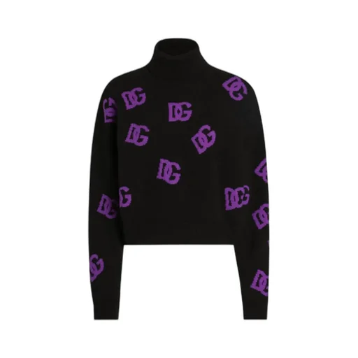 Dg-Logo Turtleneck Sweater