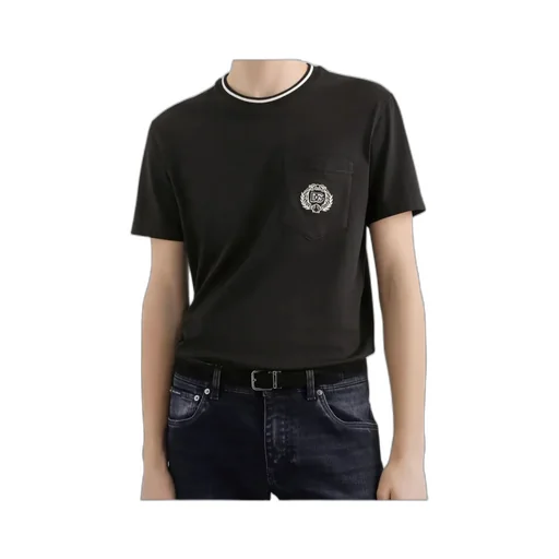 Logo Embroidered Crewneck T-Shirt