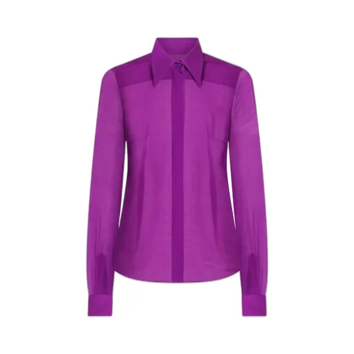 Long-Sleeved Chiffon Shirt