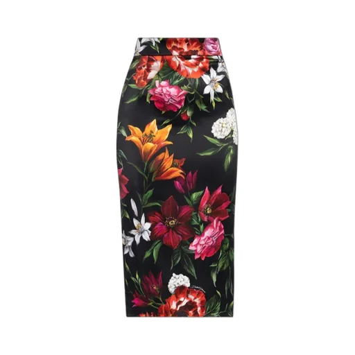 Floral Printed Midi Skirt