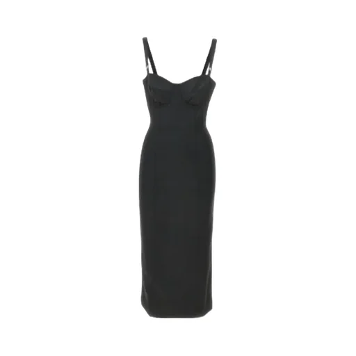 Sweetheart Neck Midi Dress