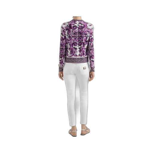 Majolica Printed Cardigan