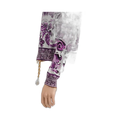 Majolica Printed Cardigan