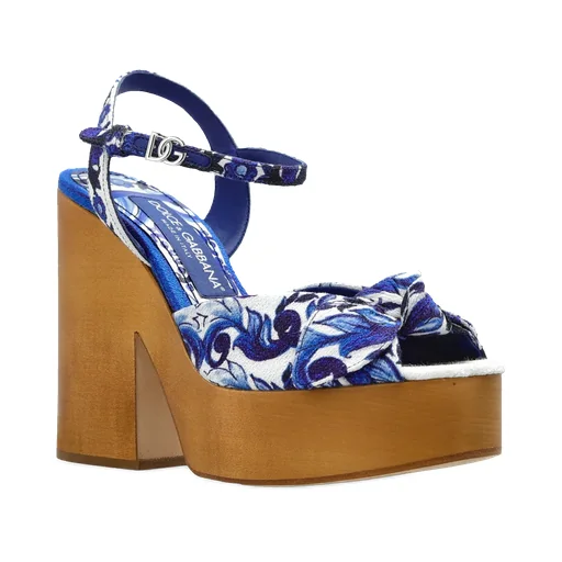 Majolica Printed Sandals