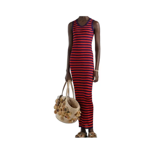 Striped Midi Dress