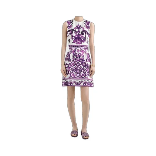 Majolica Printed Sleeveless Dress