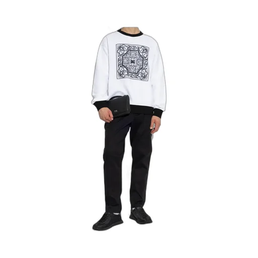Majolica Pattern Crewneck Jumper