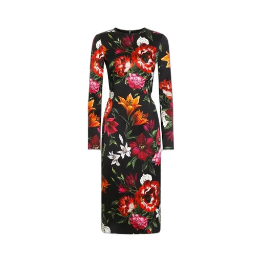 Floral Printed Midi Dress