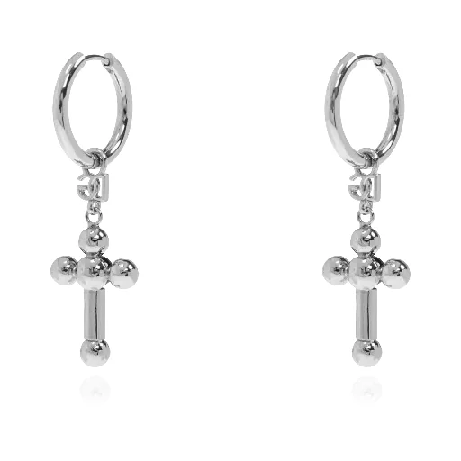 Cross-Pendant Earrings