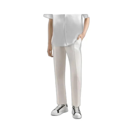 Linen Tapered Trousers