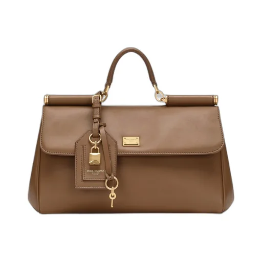 Sicily Foldover Top Tote Bag