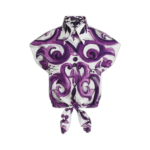 Majolica Printed Poplin Shirt