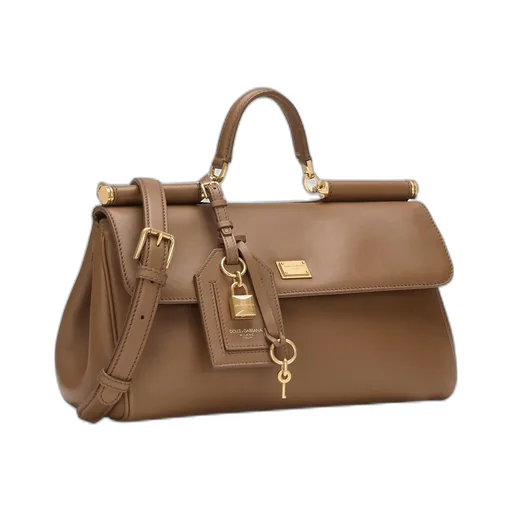 Sicily Foldover Top Tote Bag