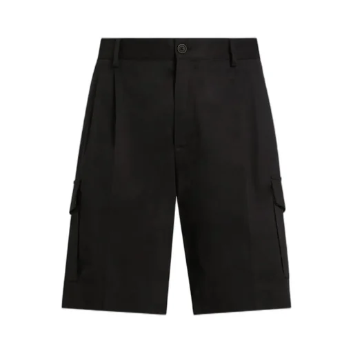 Pleated Cargo Shorts