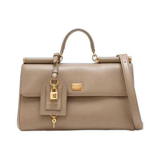 Logo Plaque Medium Sicily Handbag