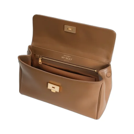Sicily Foldover Top Tote Bag