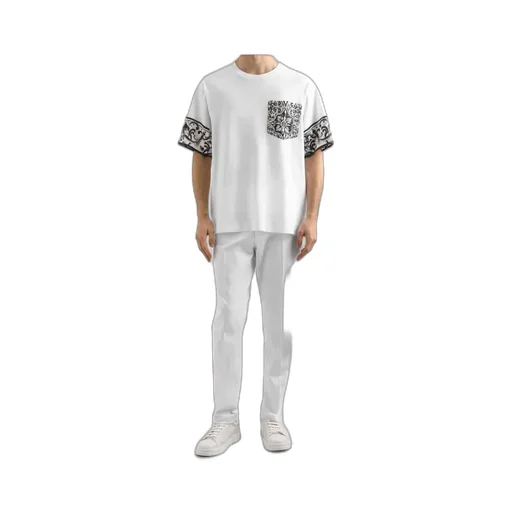 Majolica Printed Short-Sleeved T-Shirt