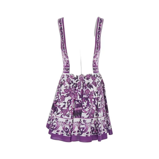 Majolica Printed Sleeveless Mini Dress