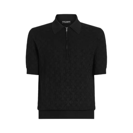 Logo-Jacquard Polo Shirt