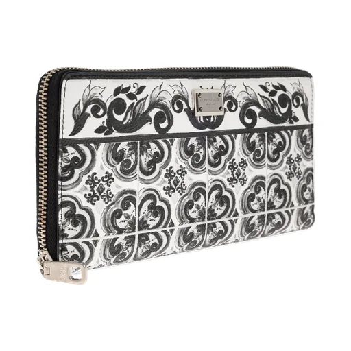 Logo-Plaque Zipped Wallet