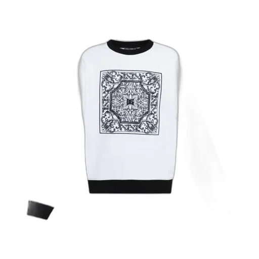 Majolica Pattern Crewneck Jumper