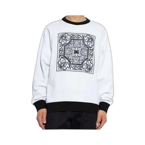 Majolica Pattern Crewneck Jumper