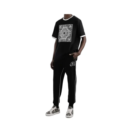 Majolica Printed Crewneck T-Shirt