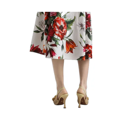 Floral Printed Midi Skirt