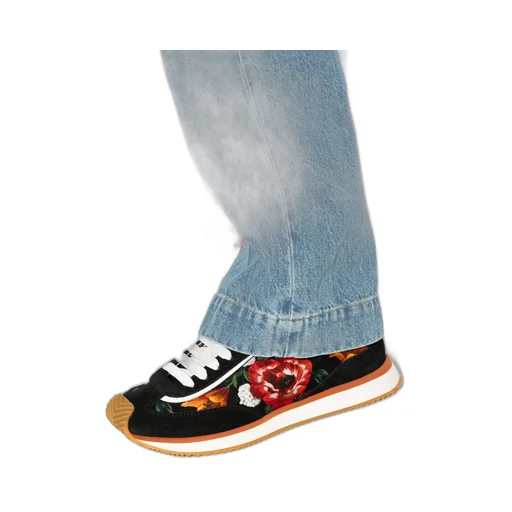 Floral Motif Sports Shoes