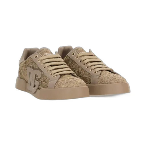 Logo Patch Lace Sneakers