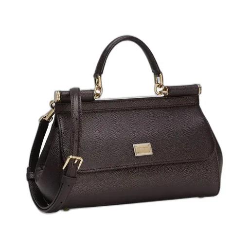 Logo Plaque Medium Sicily Handbag