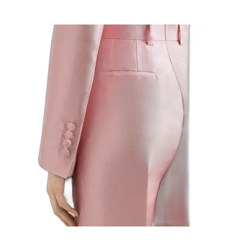 High Waist Satin Trousers