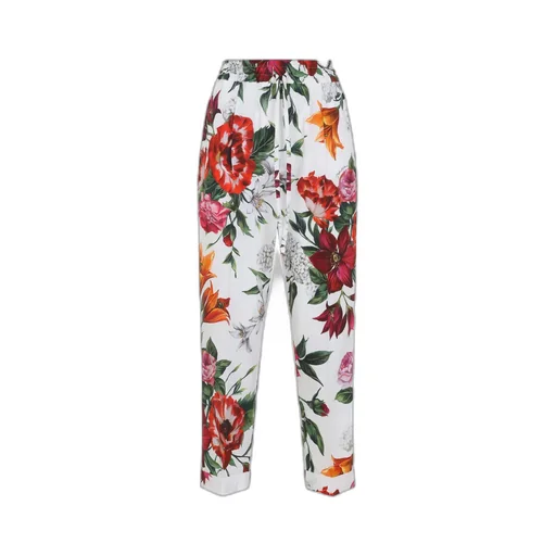 Floral Printed Straight Leg Pants