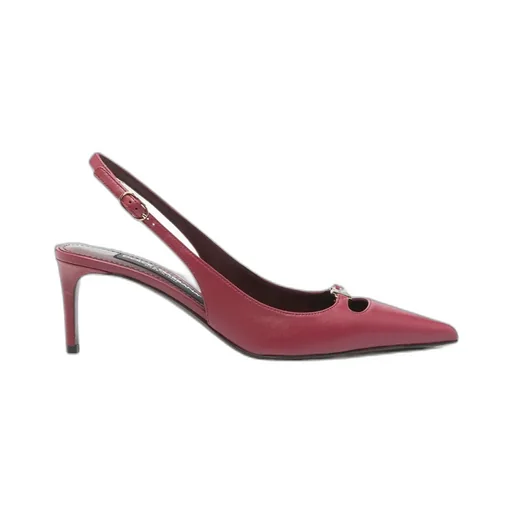 Logo Plaque Slingback Pumps