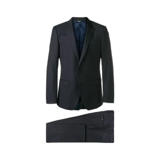 Single-Breasted Virgin Wool Two Piece Suit