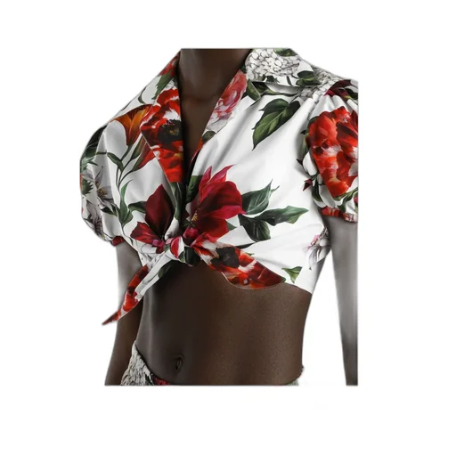 Floral Printed Cropped Top