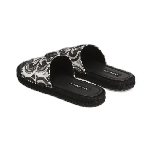 Majolica-Printed Espadrille Sandals