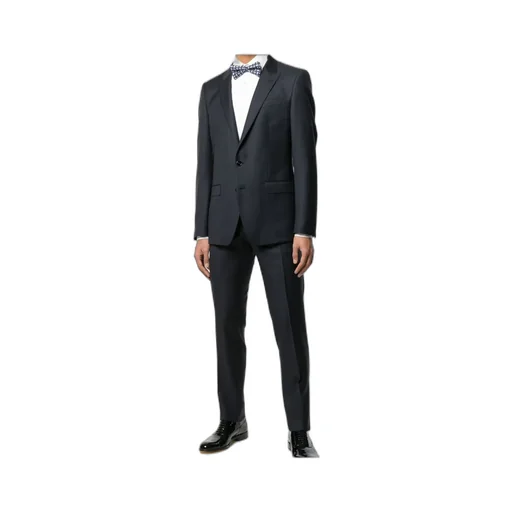Single-Breasted Virgin Wool Two Piece Suit