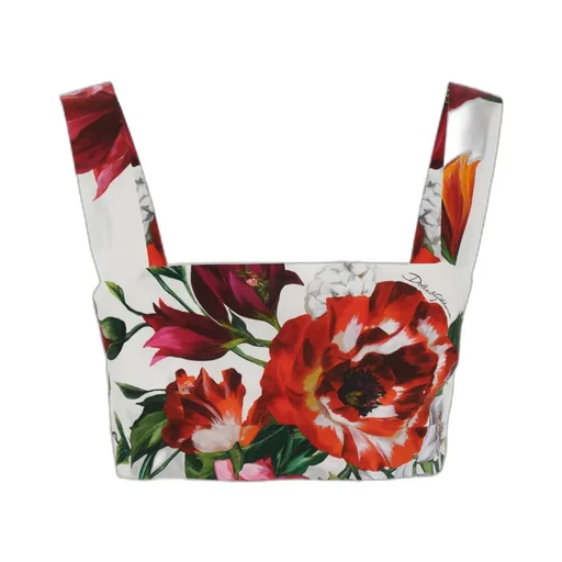 Floral Printed Cropped Top