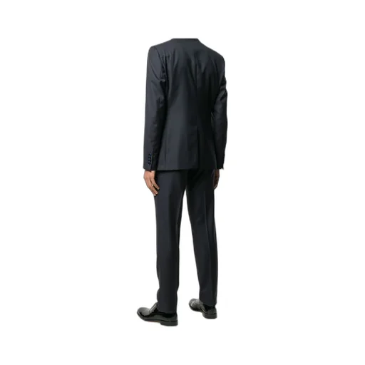 Single-Breasted Virgin Wool Two Piece Suit