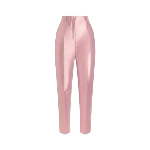 High Waist Satin Trousers