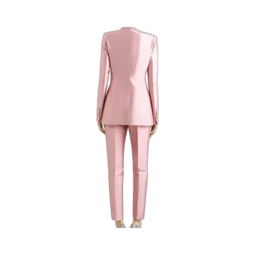 Single-Breasted Satin Jacket