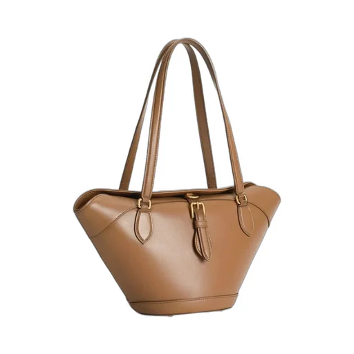Buckle Detailed Shoulder Bag